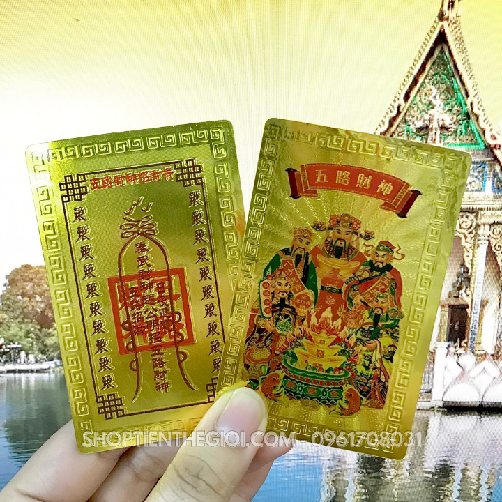 Thẻ Kim Bài Ngũ Lộ Thần Tài - SP005736